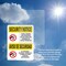 Signmission Knives Weapons Banned Bilingual OSHA Security Notice Sign, Plastic, 7in W x 10in L, 2PK OS-2PACK-SN-P-710-L-11555 - alternate 4